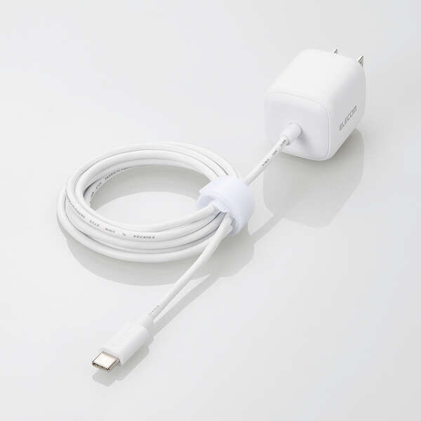 USB Power Delivery 30W AC充電器(Cケーブル一体型/1.5m)