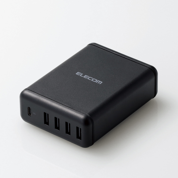 USB PD準拠 5ポートAC充電器 (USB PD30W+30W)