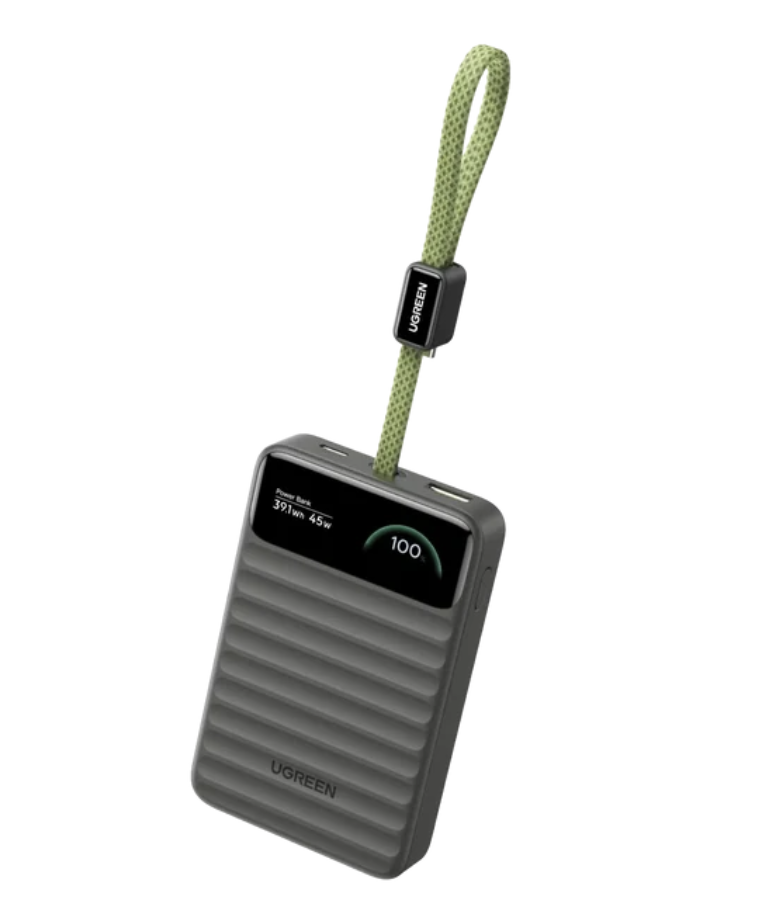 UGREEN Nexode Wavy 10000mAh 45W ディスプレイ搭載モバイルバッテリー