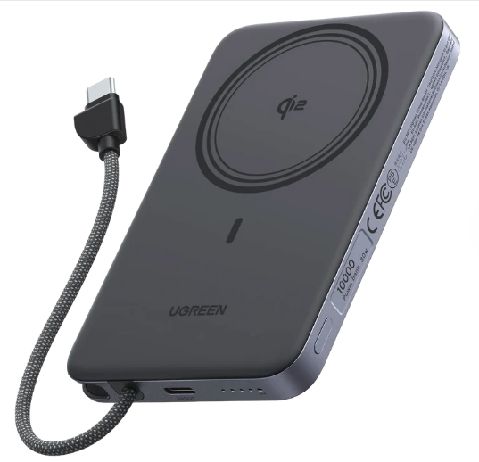 UGREEN MagFlow Air 10000mAh モバイルバッテリー MagSafe対応 15W