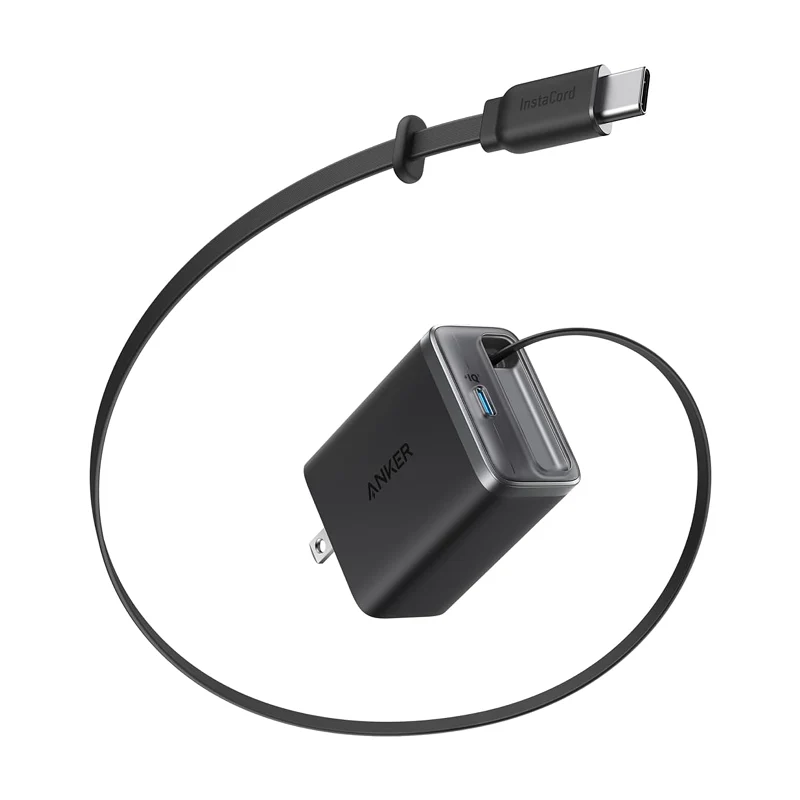 Anker Nano Charger (35W, 巻取り式 USB-Cケーブル)